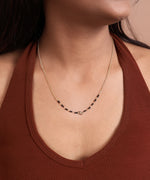 将图像加载到图库查看器中， 18K Gold Plated 925 Silver Mangalsutra
