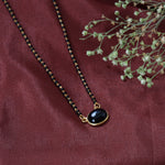 Load image into Gallery viewer, gold plating Black Onyx Bead Necklace for Women | Minimalist Jewelry

