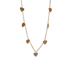 将图像加载到图库查看器中， 女士金心形项链 | 时尚珠宝礼品
