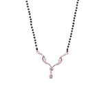 Load image into Gallery viewer, Rose gold plating CZ Mangalsutra Necklace for Women | Daily Wear
