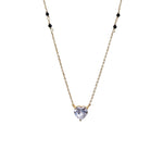 Load image into Gallery viewer, gold plating Heart Pendant Necklace | Cubic Zirconia | Women&#39;s Jewelry Gift

