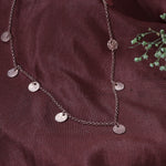 将图像加载到图库查看器中， 玫瑰金圆盘链项链，女士款 | 精致珠宝礼品
