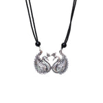 Load image into Gallery viewer, Collar con colgante de cisne de plata | Cadena de cuentas para mujer | Regalo

