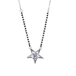 Load image into Gallery viewer, Collar Mangalsutra con Estrella de Plata | Diamante y Circonia Cúbica | Regalo para mujer
