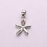 Load image into Gallery viewer, Sterling Silver Five Petal Flower Pendant Necklace for Women
