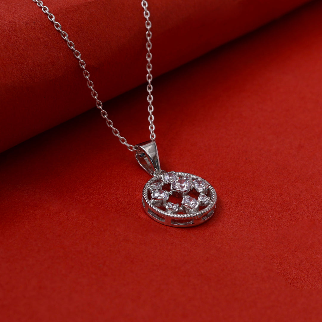 925 Silver Cubic Zirconia Pendant Necklace for Women | Gift