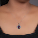Load image into Gallery viewer, 925 Silver Amethyst Pendant Necklace for Women | Gift Jewelry
