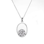 Load image into Gallery viewer, 925 Silver Flower Pendant Necklace for Women | Daily Wear Gift
