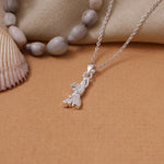 Load image into Gallery viewer, Collar con colgante religioso de plata 925 | Para mujer | Uso diario
