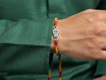 Load image into Gallery viewer, Skull Rakhi for Brother in 925 Sterling Silver for Raksha Bandhan
