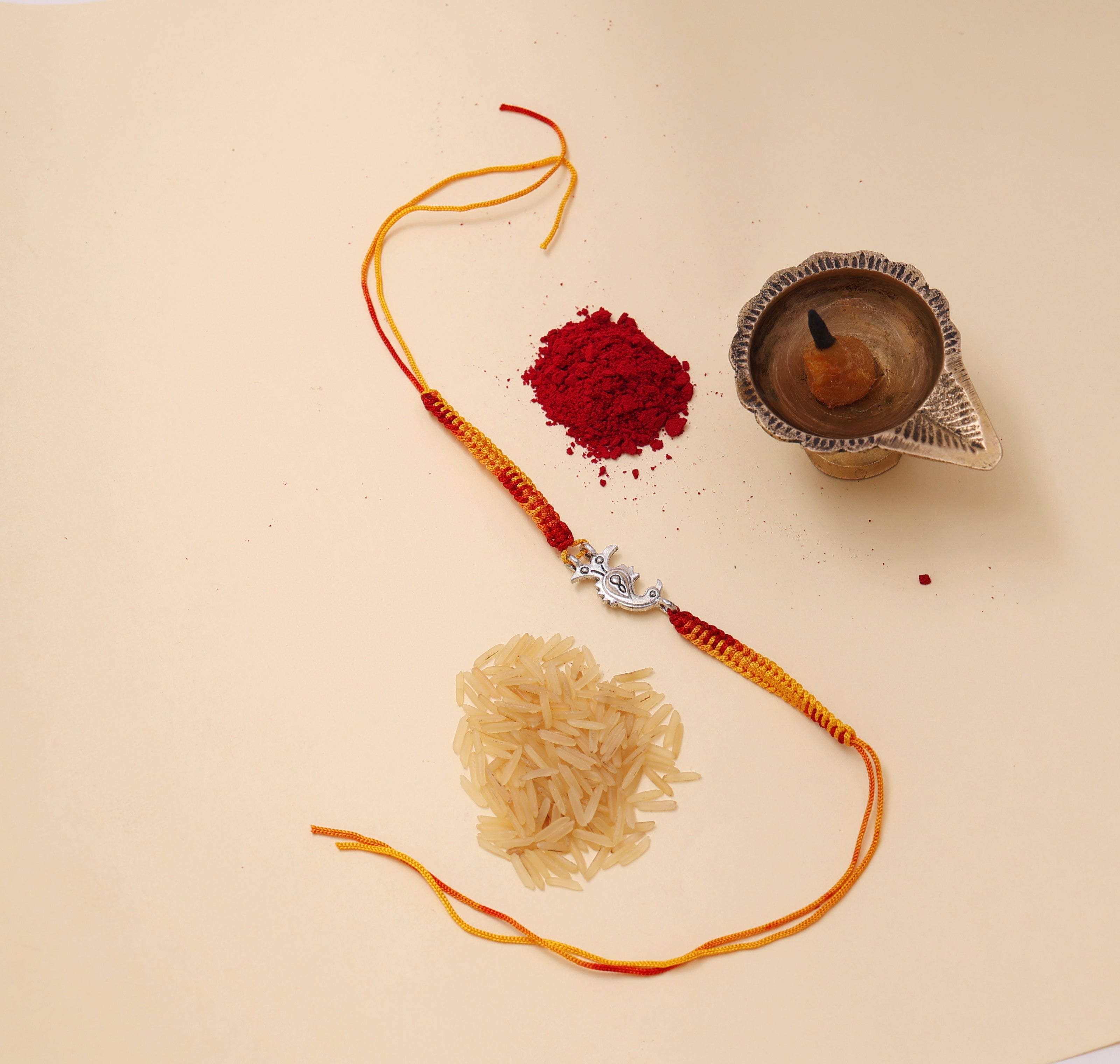 925 Silver Infinity Charm Rakhi for Brother | Raksha Bandhan Gift