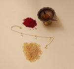 Load image into Gallery viewer, Leaf Charm Rakhi Bracelet in Gold Plated 925 Silver for Brother
