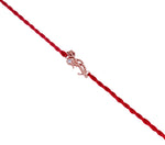 将图像加载到图库查看器中， Shiva Trishul Om Rakhi in 925 Sterling Silver with CZ for Brother
