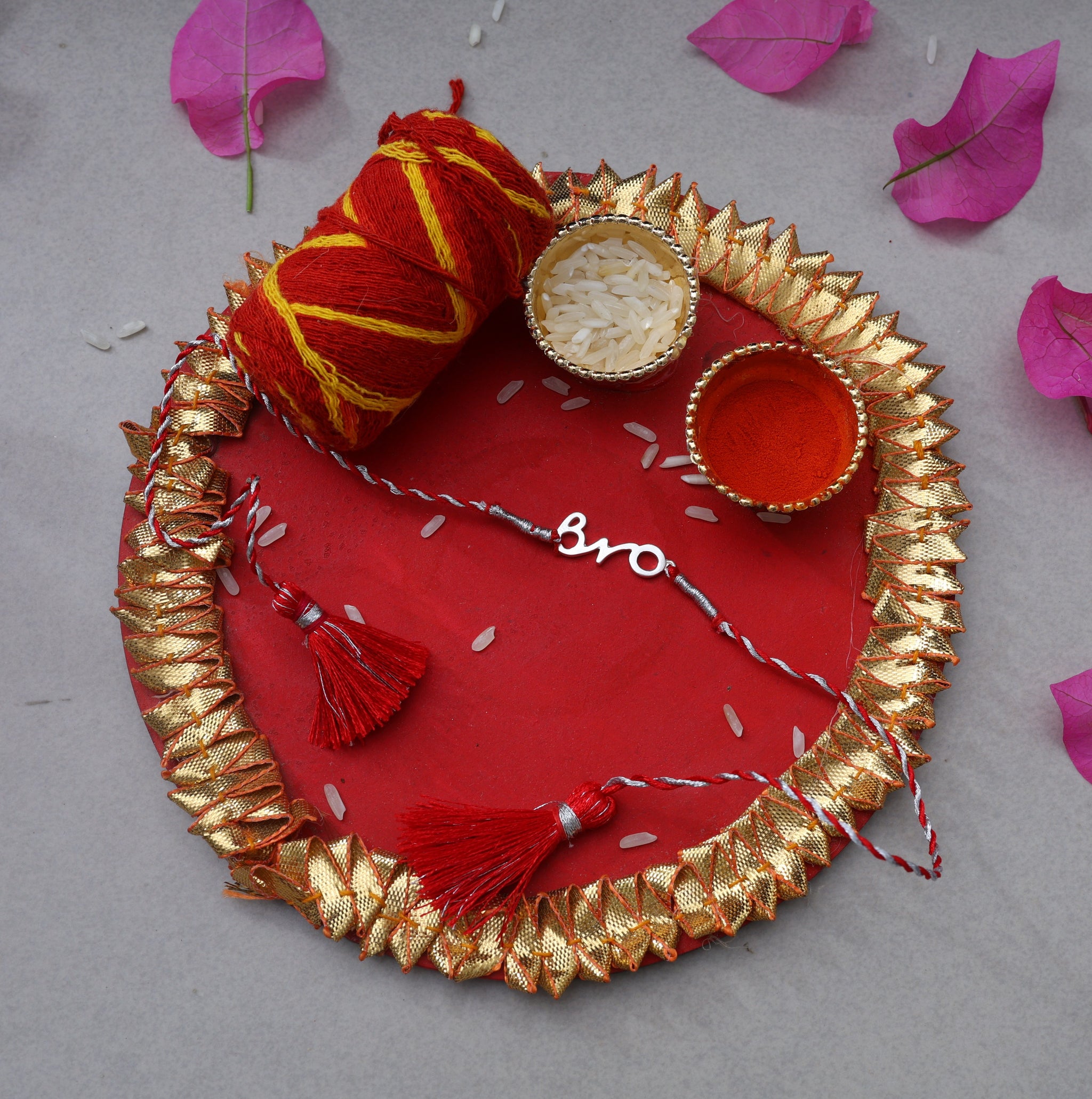 Bro Script 925 Silver Rakhi for Brother | Raksha Bandhan Gift