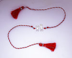 Load image into Gallery viewer, Brother Sister 925 Silver Charm Rakhi for Raksha Bandhan
