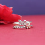 Load image into Gallery viewer, 925 Silver Flower Toe Ring for Women | Adjustable Jewelry
