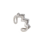 Load image into Gallery viewer, 925 Silver Cubic Zirconia Ear Cuff | Women&#39;s Jewelry Gift
