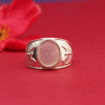 Load image into Gallery viewer, Anillo ajustable de plata con piedra preciosa ovalada para mujer | Joyería de regalo
