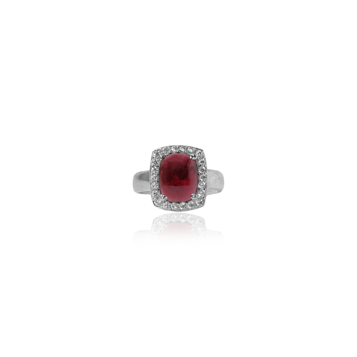 925 silver garnet ring for women | gemstone jewelry gift