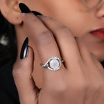 Load image into Gallery viewer, 925 Silver Pink Moonstone Ring for Women | Gift Jewelry
