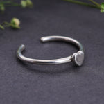 Load image into Gallery viewer, Sterling Silver Open Heart Adjustable Ring for Women | Minimalist Jewelry
