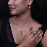 Load image into Gallery viewer, 925 Silver Blue Topaz Jewelry Set | Women's Gift

