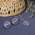 Load image into Gallery viewer, 925 Silver Blue Gemstone Jewelry Set | Women's Gift
