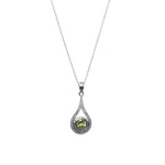 Load image into Gallery viewer, 925 Silver Peridot Teardrop Jewelry Set | Women's Gift
