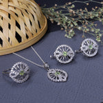 Load image into Gallery viewer, 925 Silver Peridot Jewelry Set for Women | Gift for Her
