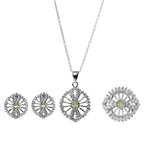 Load image into Gallery viewer, 925 Silver Peridot Jewelry Set for Women | Gift for Her
