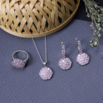Load image into Gallery viewer, 925 Silver Pink Gemstone Jewelry Set for Women | Gift
