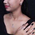 Load image into Gallery viewer, 925 Silver Amethyst Jewelry Set for Women | Gift
