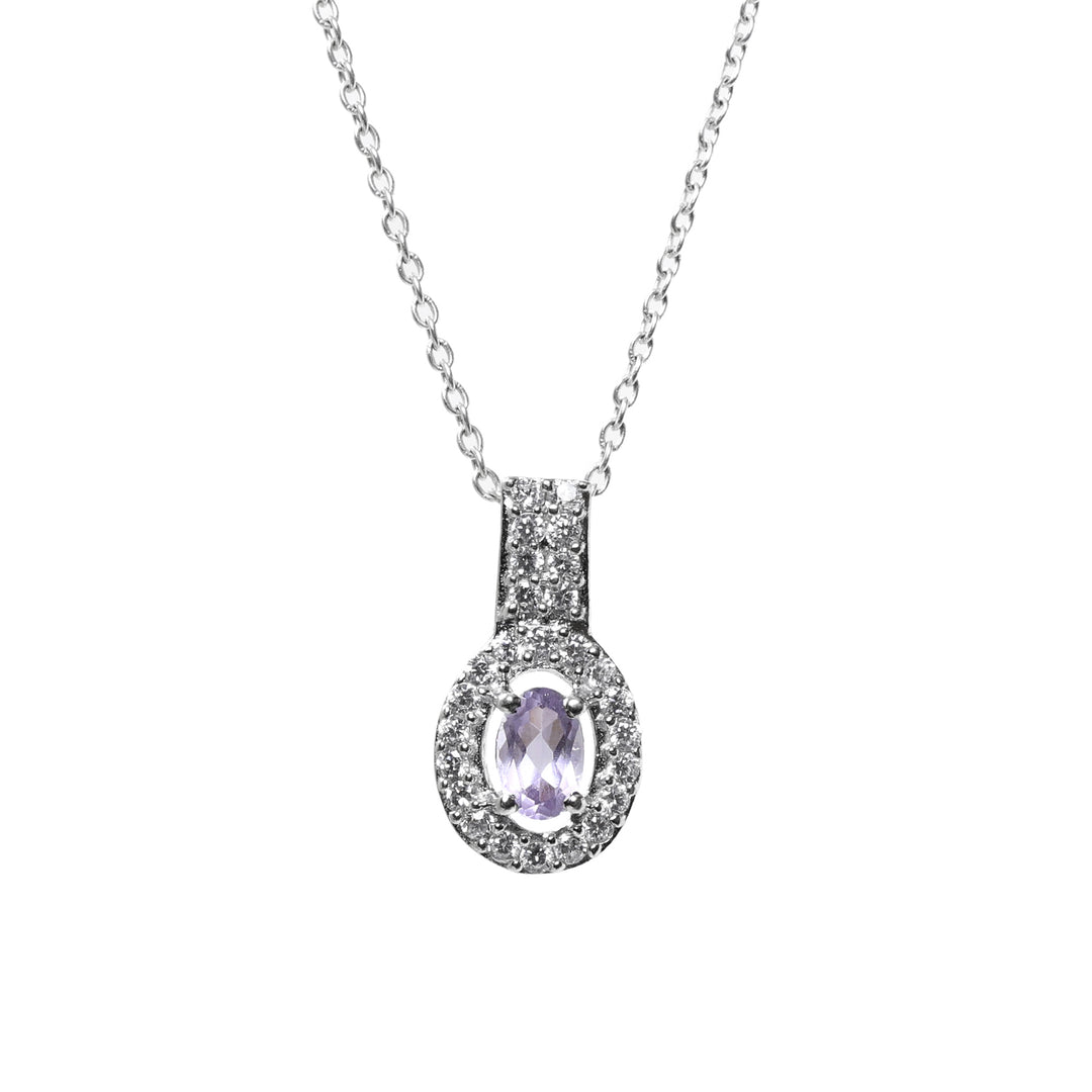 925 Silver Amethyst Jewelry Set for Women | Gift Set