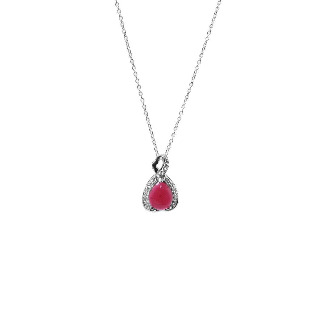 925 Silver Ruby Jewelry Set for Women | Gift Idea