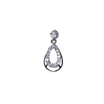将图像加载到图库查看器中， 925 Silver Teardrop Earrings &amp; Necklace Set | Gift for Her
