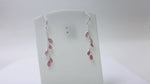 在图库查看器中加载和播放视频， 925纯银粉色宝石吊坠耳环 | 女士 | 礼物
