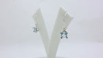 Load and play video in Gallery viewer, Pendientes de topacio azul en plata 925 | Pendientes colgantes para mujer
