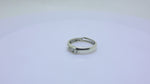 Load and play video in Gallery viewer, Adjustable Silver Ring with CZ Stone | Women&#39;s Jewelry Gift
